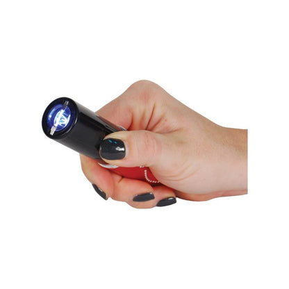 25 Million Volt Lipstick Stun Gun with Built-in Flashlight - Red - Inside The Bars