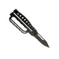 Black Tactical Butterfly Trench Knife with Knuckle Guard - Inside The Bars