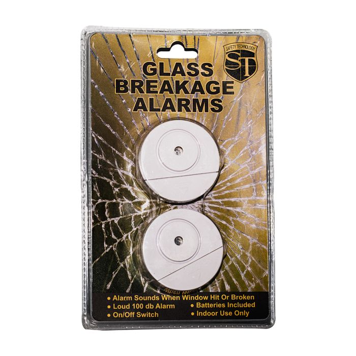 100dB Dual Glass Break Alarm System - Inside The Bars