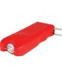 80 Million Volt MultiGuard Stun Gun with Siren and Flashlight - Red - Inside The Bars