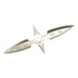 4-Inch Solid Stainless Steel Throwing Star with Pouch