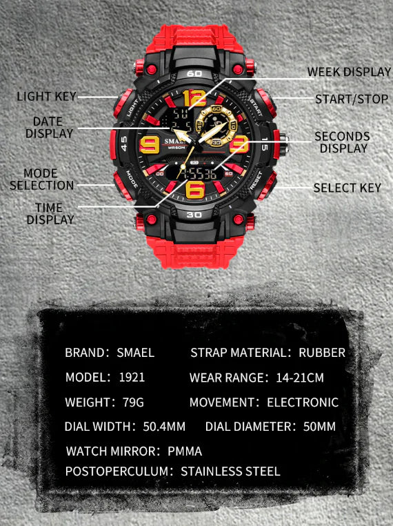 Tactical Sport Digital Watch