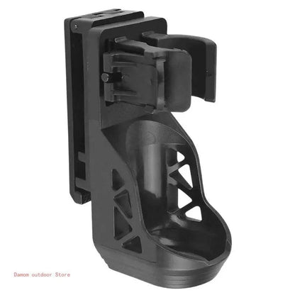 360-Degree Rotatable Flashlight Holder with Quick Draw and Level Lock System - Inside The Bars