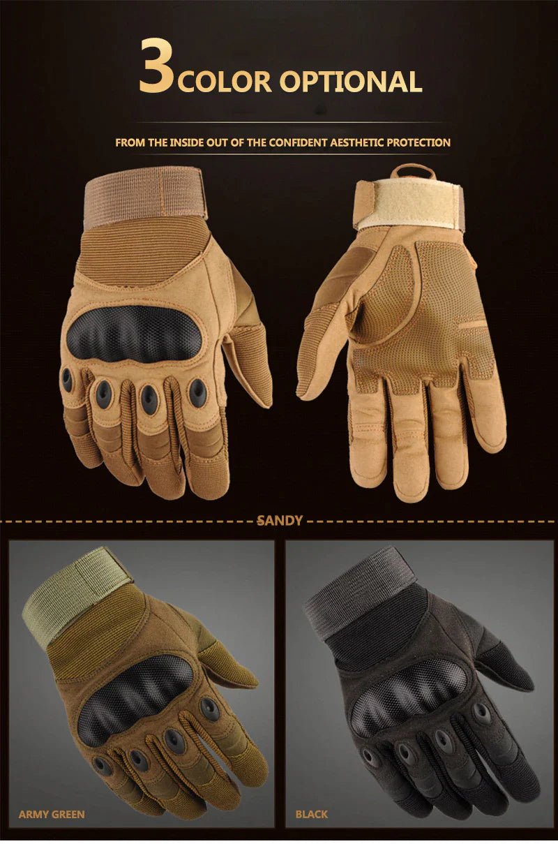 Full-Finger Tactical Motorcycle Racing Gloves for Motocross - Inside The Bars