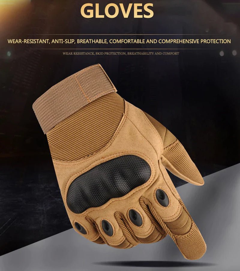 Full-Finger Tactical Motorcycle Racing Gloves for Motocross - Inside The Bars