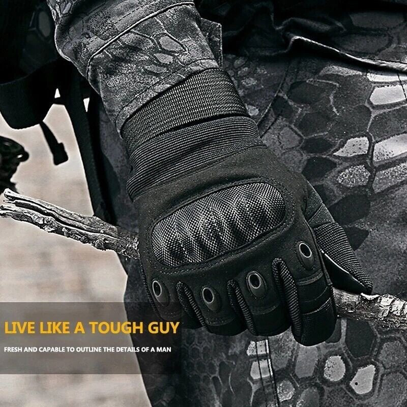 Full-Finger Tactical Motorcycle Racing Gloves for Motocross - Inside The Bars