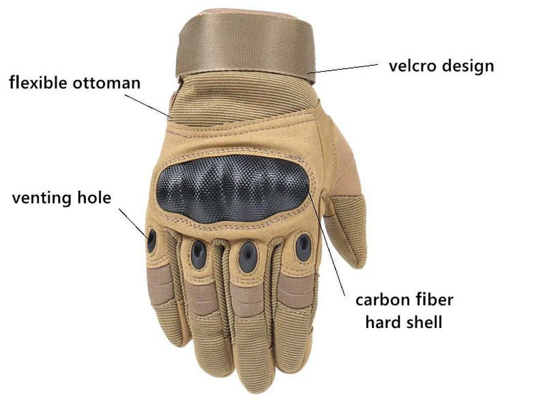 Full-Finger Tactical Motorcycle Racing Gloves for Motocross - Inside The Bars