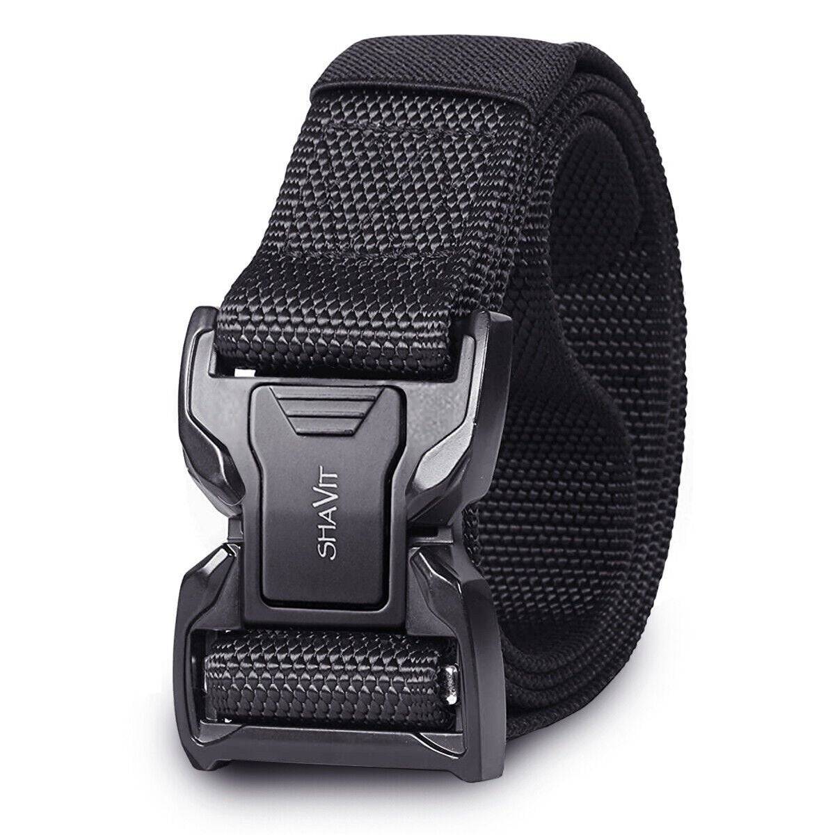 SHAVIT Tactical Rigger Belt for Men - Durable Nylon Webbing for Hiking and Outdoor Work - Inside The Bars