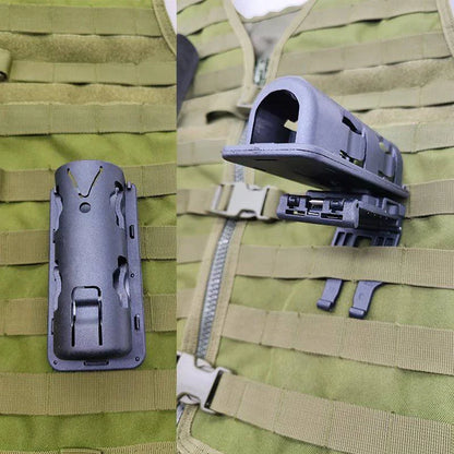 Molle Tactical Pepper Spray Holder with Belt Clip for Duty Use - Durable Polymer Case for Hunting - Inside The Bars