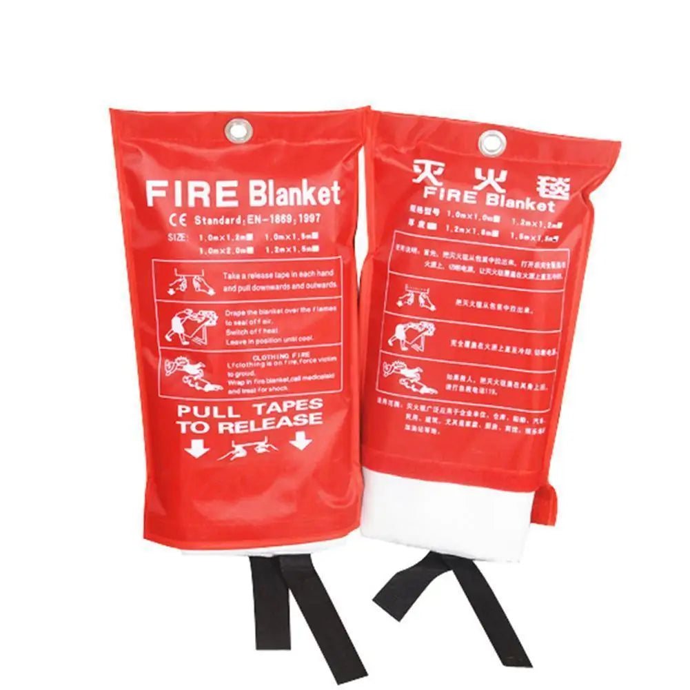 Emergency Fire Extinguishing Blanket - Heat-Resistant Fiberglass Safety Tool