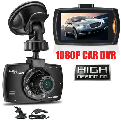 2.7'' Full HD 1080P Dual Lens Dash Cam with Night Vision & G-Sensor