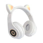 Wireless LED Cat Ear Headphones with Noise Isolation and TF Card Compatibility - Inside The Bars