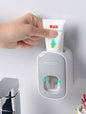 Wall Mounted Automatic Toothpaste Holder Bathroom Accessories Set Dispenser - Inside The Bars