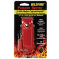 Wildfire 1.4% MC Compact Pepper Spray with Leatherette Holster and Quick Release Keychain - Red