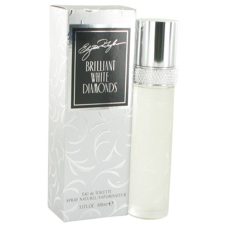 White Diamonds Brilliant by Elizabeth Taylor Eau De Toilette Spray 3.3 oz for Women - Inside The Bars