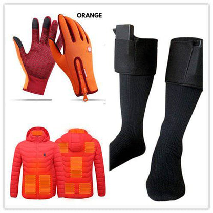 Winter Gloves Touch Screen Riding Motorcycle Sliding Waterproof Sports Gloves With Fleece - Inside The Bars