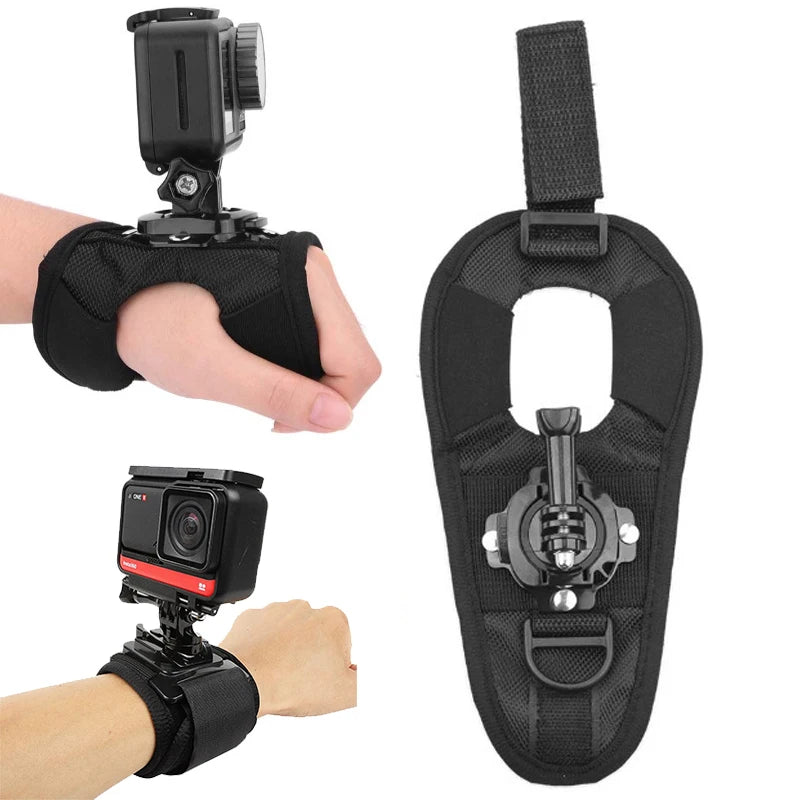 Wrist Strap Arm Plam Ankle Mount Band Holder Cycling Mount for GoPro 13 12 11 10 9 Insta360 X3 X4 DJI Action 5 Pro 4 Accessories - Inside The Bars