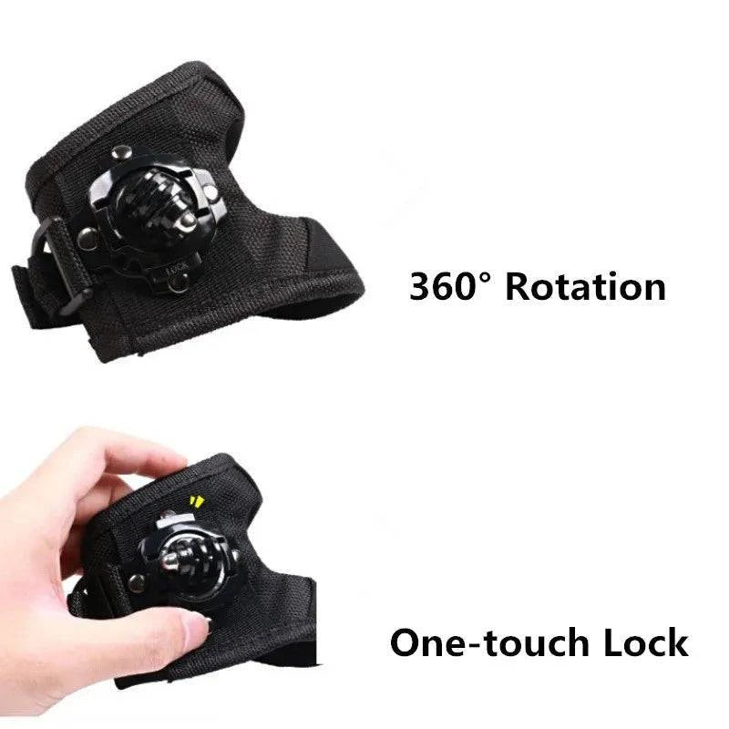 Wrist Strap Arm Plam Ankle Mount Band Holder Cycling Mount for GoPro 13 12 11 10 9 Insta360 X3 X4 DJI Action 5 Pro 4 Accessories - Inside The Bars