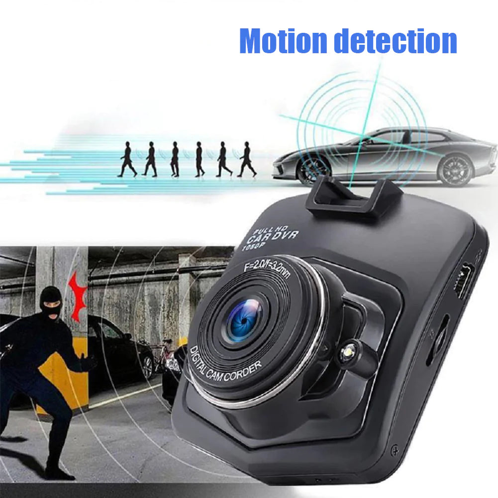 Car DVR Dash Cam 1080P with Night Vision, G-Sensor & 170° Wide Angle 2.4